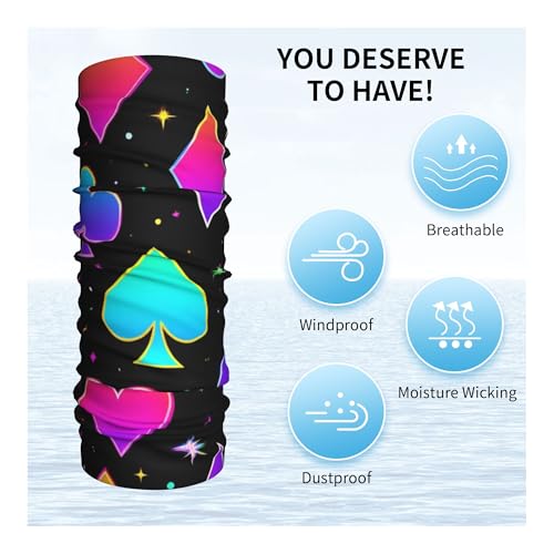 Women Men Neck Gaiter Dustproof Variety Head Scarf Balaclava for Outdoors4