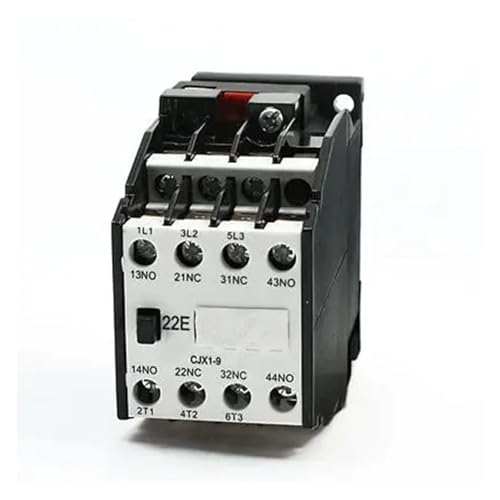 Contacteur AC triphasé CJX1 9A pour rail DIN 35mm bobine 50Hz