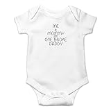 Crazy Bros Tees Me + Mommy = One Broke Daddy Funny Cute Novelty Infant One-Piece Baby Bodysuit (6...