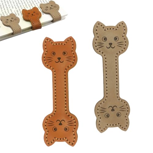 Gsrhzd Marcapaginas, Marcapaginas Magnetico, 2 Piezas Cuero