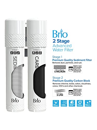Brio 520 Series No Line Bottom-Loading Water-Cooler With Built-In 2 Stage Water-Filter #TOP3
