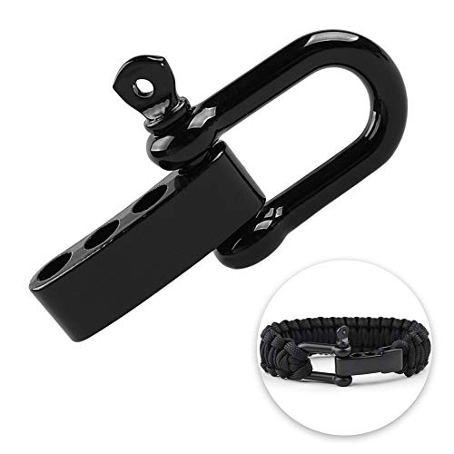 Fivela, Andoer 10 peças ajustáveis ​​em forma de U fixador âncora manilha para ar livre corda paraco