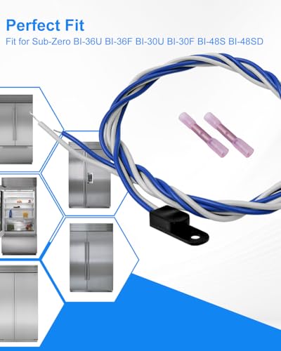 Termistor de refrigerador compatible con Sub-Zero BI-30F reemplazo 4204150 3