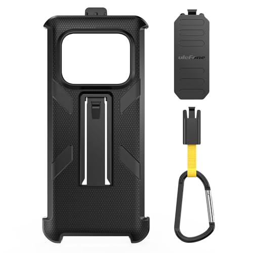 Ulefone Armor 25T Pro Multifunctional Protective Case Original TPU Black Case Armor 25T Pro with Back Clip Carabiner by Ulefone - Used condition - US$23.38