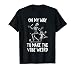 On My Way To Make The Vibe Weird Funny Raccoon Skeleton T-Shirt