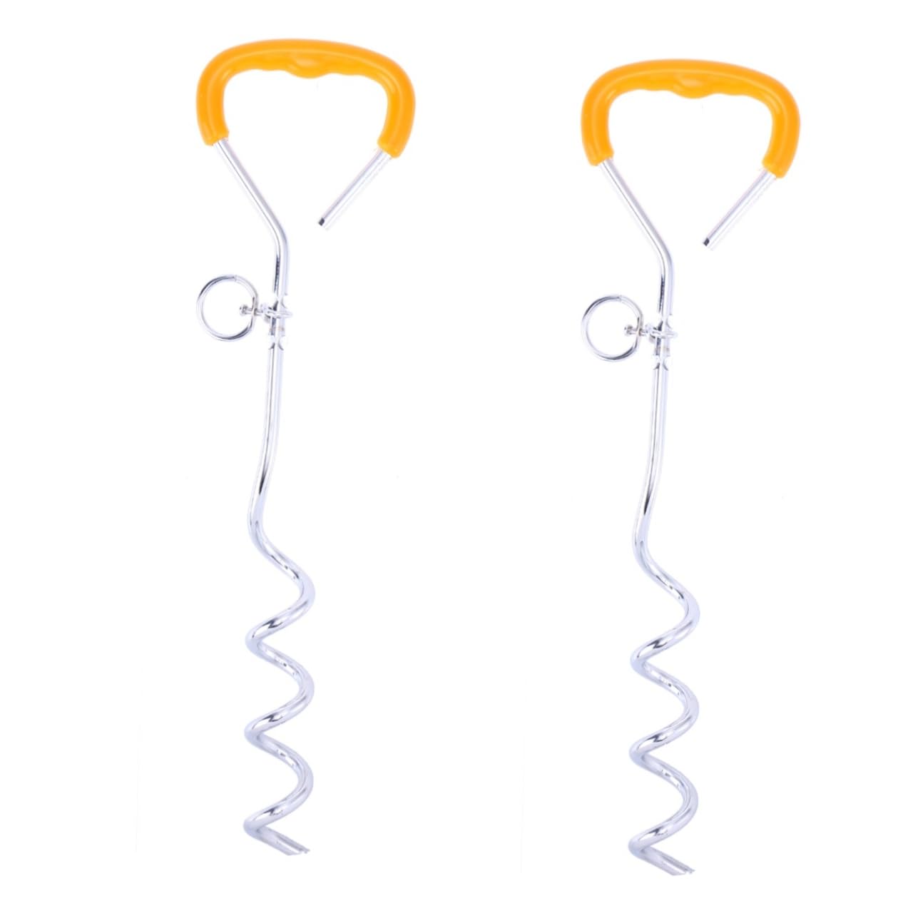 Toddmomy 2 Piezas Estaca Anclaje Correa Estaca Amarre para Perros Estaca para Atar Cachorros Estaca Correa para Perros Ancla Tierra para Acampar Mascota Al Aire Libre