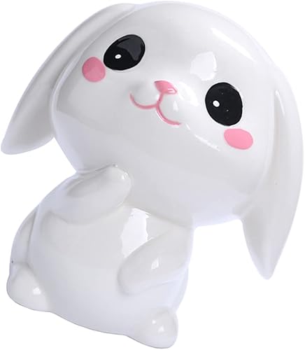Toyvian Alcancía de conejo, bonita alcancía para niños, caja de monedas, alcancía para niños, regalos para niños, alcancía para niños, adorno de