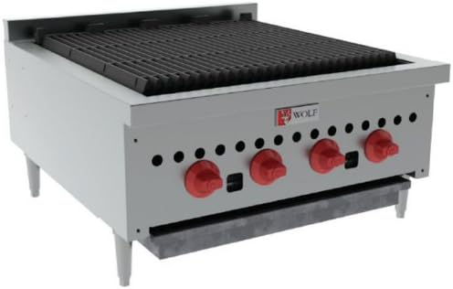 Wolf Range Company SCB25 Char-Broiler 25 Wide 27 Deep Radiant Style Gas 14 500 BTU Every 6