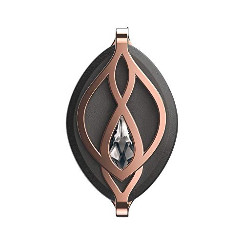 Bellabeat Leaf Crystal Health Wellness Tracker Activités Podomètre Moniteur de Sommeil Compteur de Calories Santé Alarme pour Femmes Design Bijoux, Or Rose