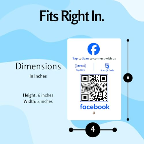 Facebook Standee with NFC & QR Code by tinydabba - 8