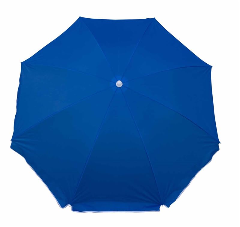 Image of Garden Umbrella 7ft /42in Outdoor Big size for Hotel,Shop,Restudent Patio Garden Canopy Umbrella (Blue)