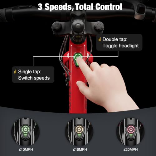 Electric Bike for Kids Ages 6-13