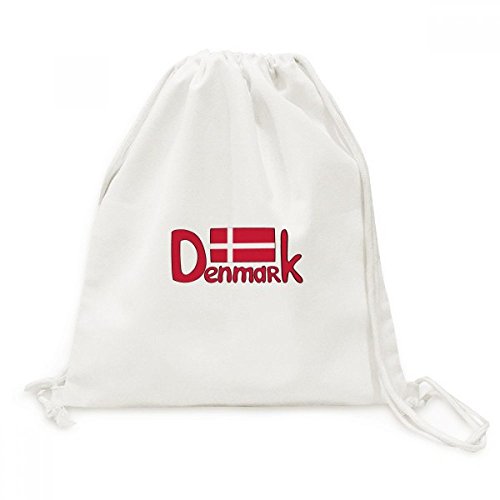 Sac de voyage cordon Danemark en toile rouge pratique et léger