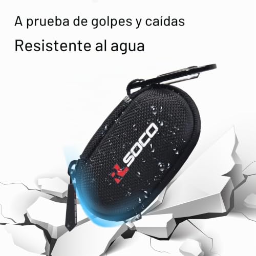 Funda para Technics EAH-AZ100 en color negro con cremallera y mosquetón 3