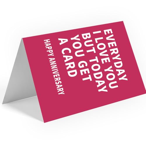 Image of WowBefun Anniversary Card to Husband | Funny Anniversary Card & Gifts for Women, Men, Husband, Wife, Him, and Her | Happy Anniversary Decorations