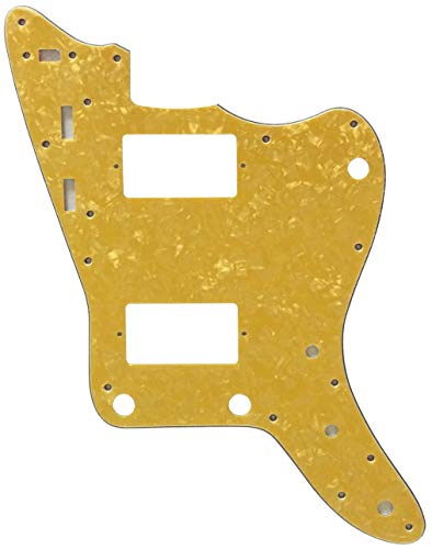 フェンダージャパンジャズマスターPAFスタイルギターピックガードスクラッチプレート(4層ゴールドパール)用