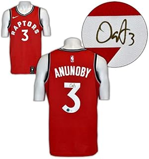 OG Anunoby Toronto Raptors Autographed Nike Swingman Basketball Jersey