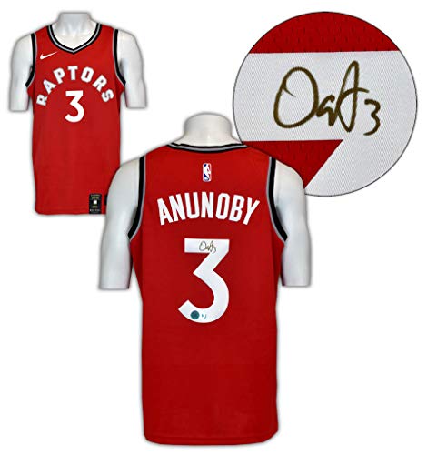 OG Anunoby Toronto Raptors Autographed Nike Swingman Basketball Jersey