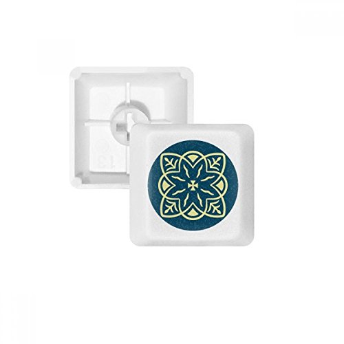 Keycaps PBT Talavera bleu oem pour clavier mécanique blanc custom sans marquage r4