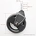 1pair Pushchair Wheel for DOONA 4 in 1 Carseat Stroller Front Or Rear Well Compatible Doon and Foofoo Buggy Accessories(Front)