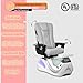 Pedicure Chair – Professional Spa Chair with Heated Massage, USB Charging, Air Bubble Foot Spa & Ventilation, Nail Salon Chair