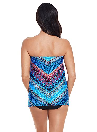 Miraclesuit Women's Swimwear Strapless Bandini Underwire Removable Straps Tankini Bathing Suit Top3