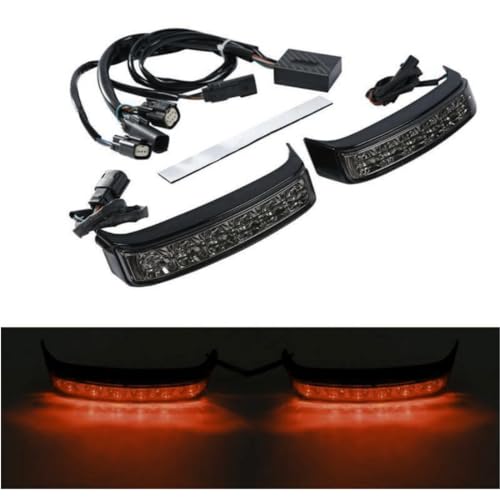 Luces LED para alforjas traseras (freno, marcha atrás y giro), compatibles con Harley-Davidson 2014-2022 miniatura 3