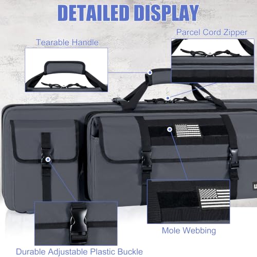 Image of Double Rifle Case Soft Gun Bag 26 /28 /32 /36 /42 /46 /48 /51 /55 inch