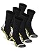 Produktbild WORK GEAR Herren Arbeitssocken Socken Lang Baumwolle Robust Verstärkt Atmungsaktiv (6 Paar) Schwarz 43-46