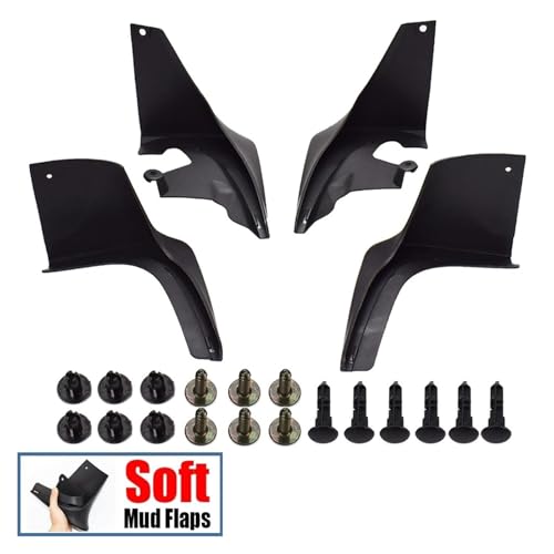 Garde-Boue pour Tesla Model 3 2016-2021 Bavettes de Protection Noires