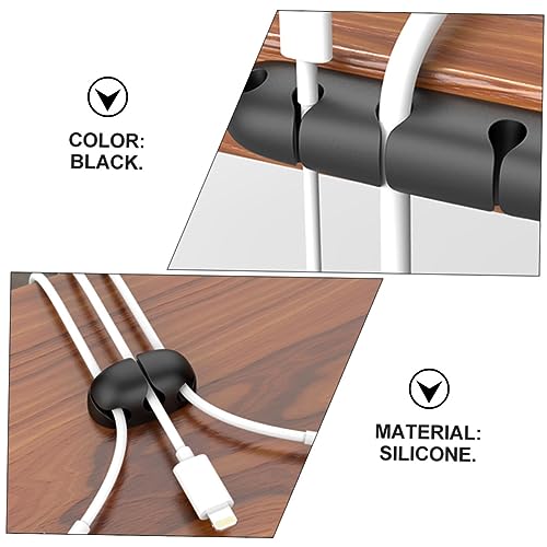 4pcs Clips Organizadores para Gestión de Cables de Escritorio miniatura 5