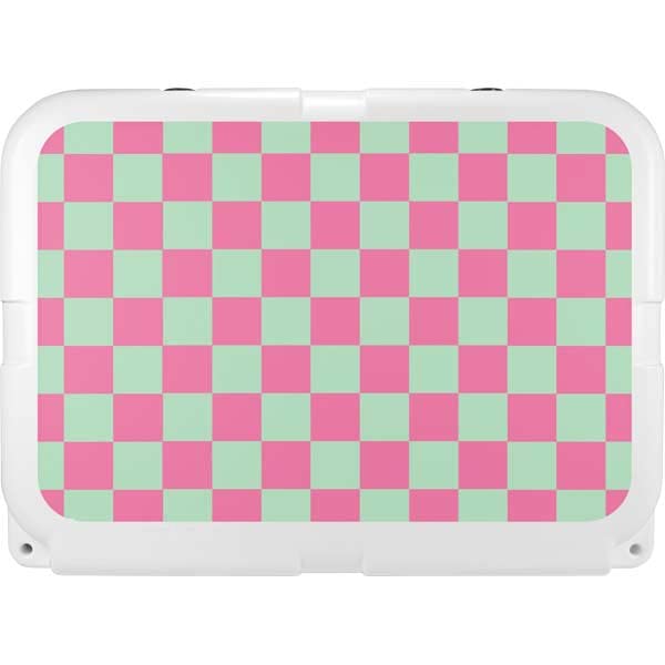 Skinit Decal Skin Compatible with YETI Tundra 35 Hard Cooler - Originally Designed Watermelon Checkered Design