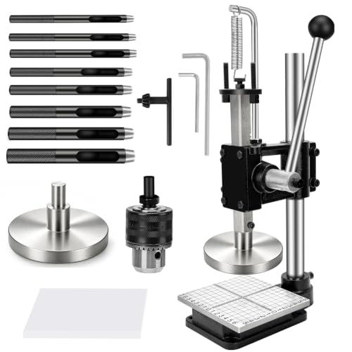 Leather Press Hole Puncher Leather Cutting Machine Hand Punching...