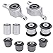 10PCS Front Control Arm Bushing Kit for Jeep Grand Cherokee & for Dodge Durango 2011-2015 Lower Upper Suspension Control Arm Bushing 68022624AE 05168158AA 05168158AB K201335 K201261 K201333 K201334