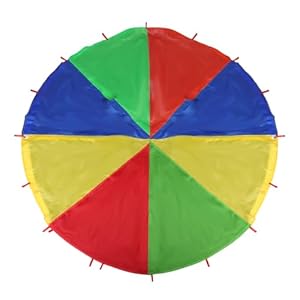 Muelodsic Regenbogenfallschirm Spielzeug für Kinder