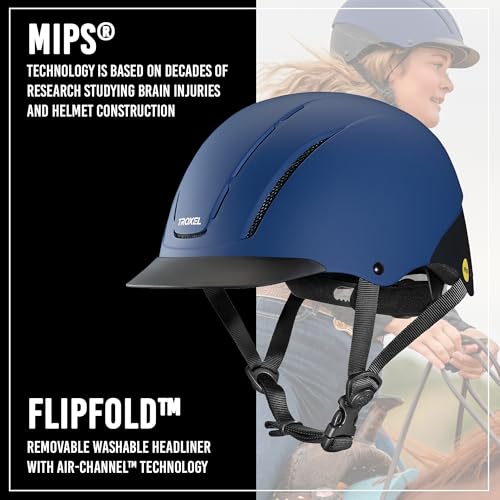 image for Troxel Spirit with MIPS Technology Full Coverage Horse Riding Helmet, 