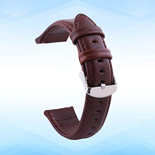 Assistir Banda 1 unidade pulseira de couro pulseira de relógio de pulso de substituição pulseira com