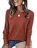 SAMPEEL Sweatshirt for Women Long Sleeve Shirts Crewneck Sweaters Fall Fashion Outfits 2025 Trendy Tunic Tops Plus Size #1