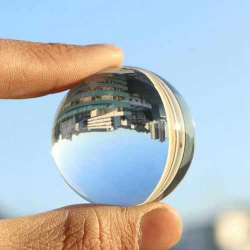 Boule de cristal 60mm transparent pour photographie et décoration de maison - 8