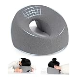 LIARTY フェイスダウン枕 シルクカバー付き ベッド用マッサージヘッドレスト 目の快適 お腹が眠る 寝やすい方 ビーチ日焼け用 サロンスパアクセサリー用品