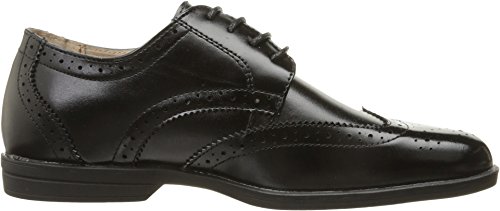 Florsheim Reveal Wingtip Jr Boys' Toddler-Youth Oxford, 4.5 M US Big Kid, Black by Florsheim - Image 3
