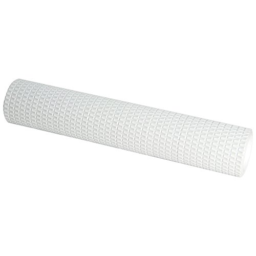 PME BW81 10 x 2 Fine Basketweave Rolling Pin for Fondant Cake Decorating Standard White