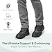 Orthofeet Proven Plantar Fasciitis Foot Pain Relief Arch Support Orthopedic Diabetic Zipper Non-Slip Men's High-Top Boots Ranger, Black, 12 X-Wide