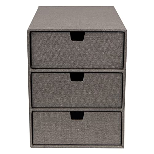 Rangement de tiroir pour documents et fournitures Bigso Box gris anti-bruit - 3