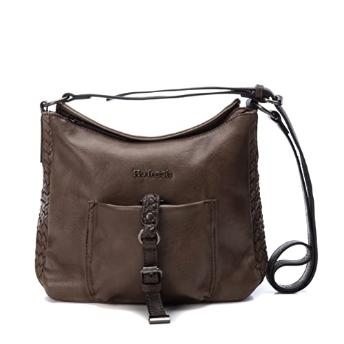 REFRESH 183014, Bolso Bandolera para Mujer, Taupe,...