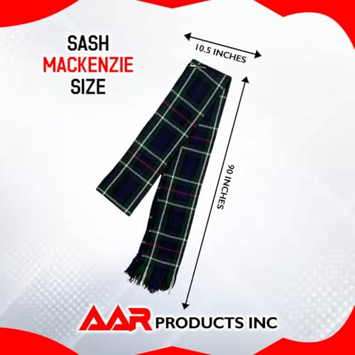 Image of AAR Womens Tartan Clan Sashes Ladies Brooch Scottish Highland - 90 x 10.5 Inches
