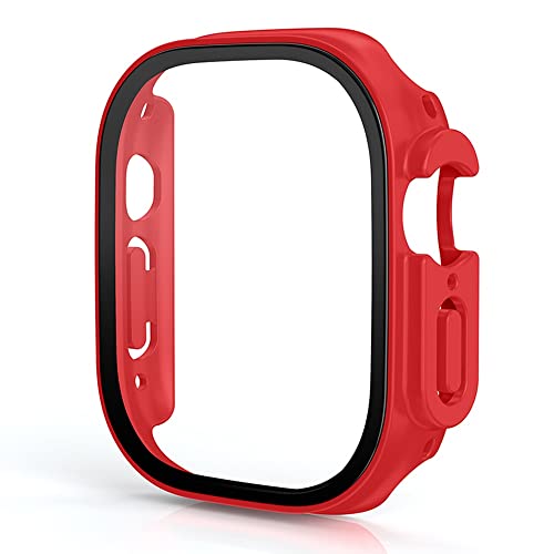 Écran Apple Watch Ultra 49 mm brisé ? Évitez les rayures avec cet étui bumper rouge intégré