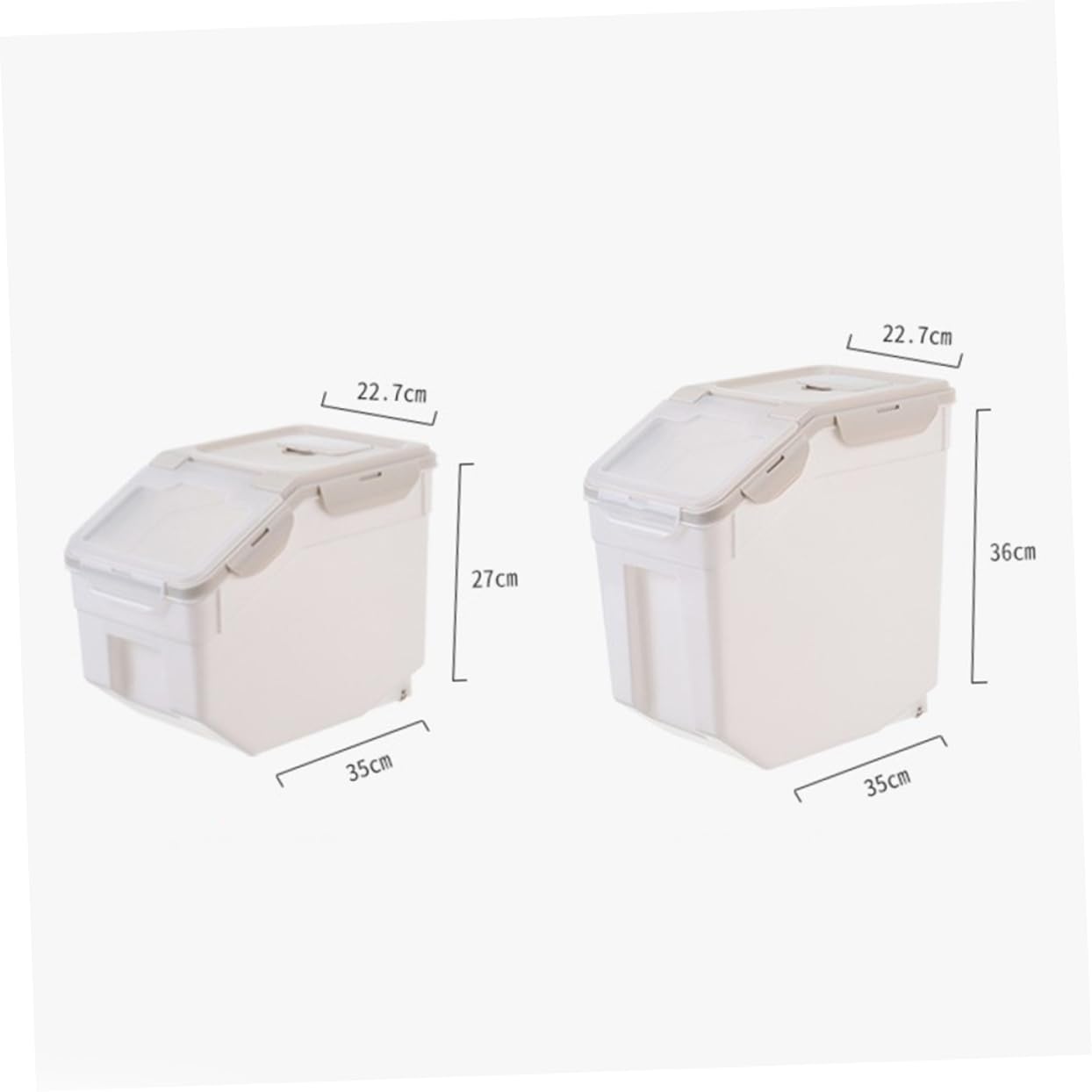 ibasenice Cubo Para Almacenar Comida Para Mascotas Sellado Contenedor De Comida Para Perros y Gatos s Para Cocina