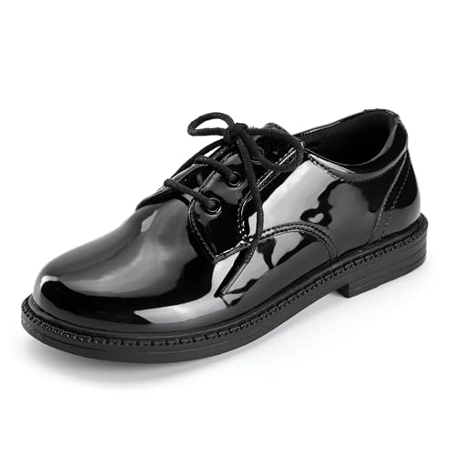 Image of PATPAT Boys Girls Dress Shoes,Oxford Loafers Formal School Church Shoes for Toddler Little Big Kids