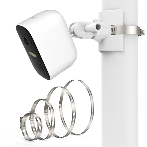 Support caméra de surveillance Arlo pour installer sans percer sur un poteau